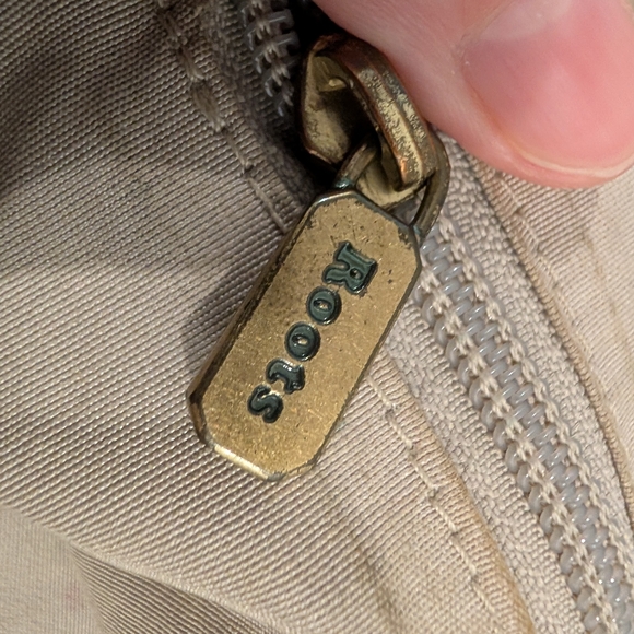 Roots Dark Brown Leather Hobo Bag with Contrast Stitching - Picture 10 of 11